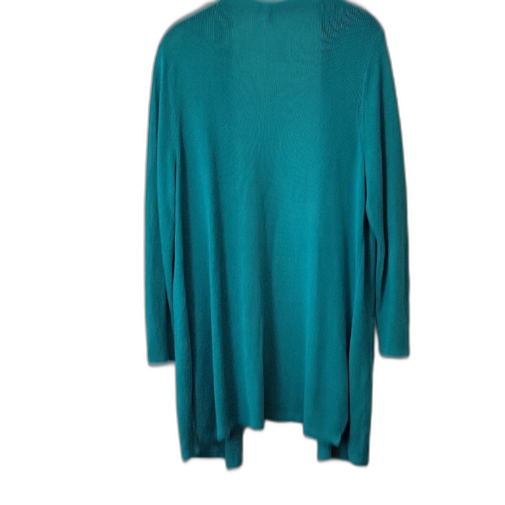 J. Jill Linen Blend Cardigan Blue Size L Laggenlook - Picture 2 of 14